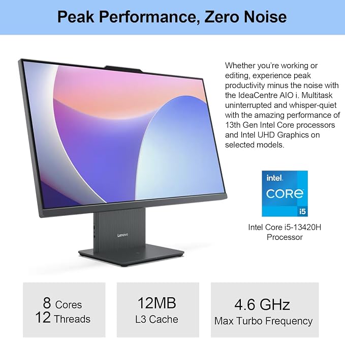 Lenovo 2024 IdeaCentre I Business All-in-One, Intel Core i5-13420H, 16GB DDR5 - Image 3