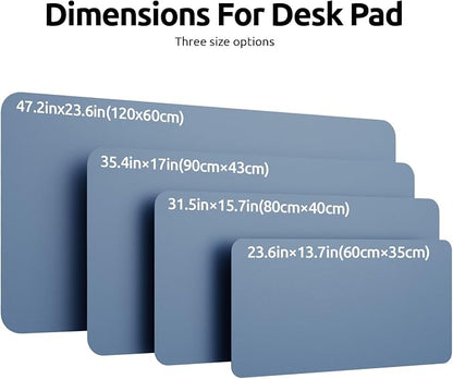 YSAGi Leather Desk Protector, Office Mat, Large Mouse Mat, Non-Slip PU Leather - Image 4