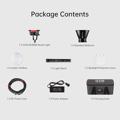 GVM 300W Photography Lighting Bi-Color Video Light - Image 9