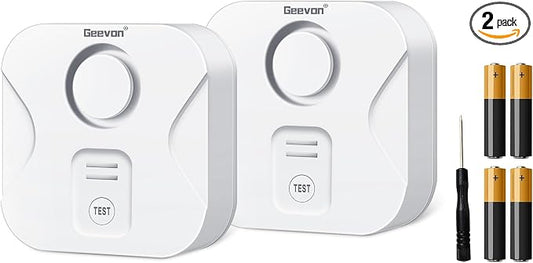 Geevon 2 Pack Water Leak Detectors by GEEVON