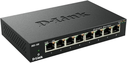 D-Link DGS-108, 8 Port Gigabit Ethernet Switch Unmanaged, Network Splitter - Image 5