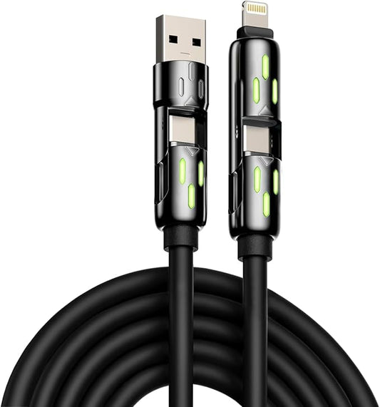 KerrKim 240W 4-in-1 Multi Fast USB Charging Cable by KerrKim