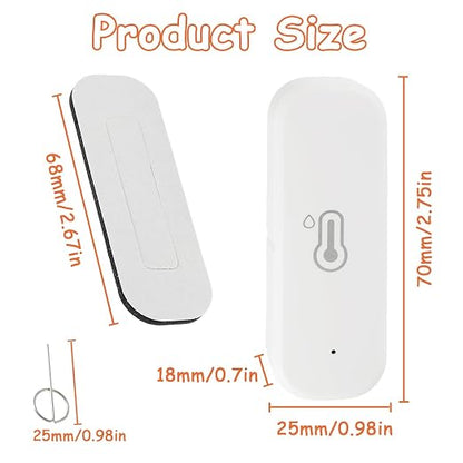WiFi Hygrometer Thermometer Sensor, Indoor Outdoor Wireless Temperature - Image 2