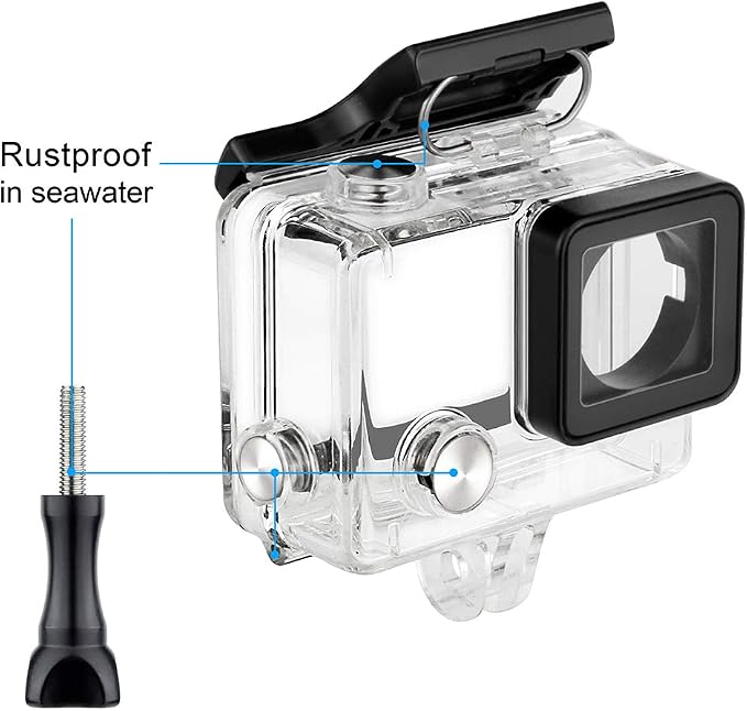 Waterproof Housing Case for GoPro Hero 4 Black, Hero 4 Silver, Hero 3+ - Image 4