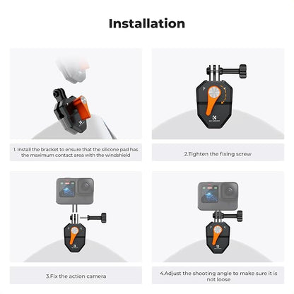 K&F Concept Motorcycle Windshield Clip Mount - Image 6