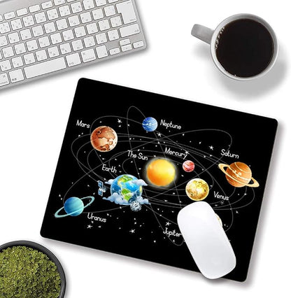 Solar System Planets Stars and Milky Way Galaxy Space Gaming Mouse Pad Square - Image 4