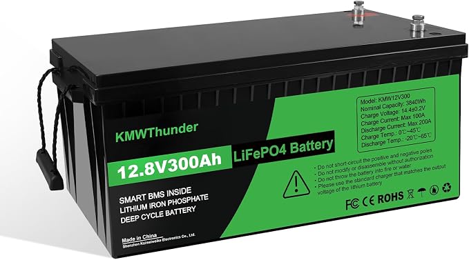 Lifepo4 Battery 300ah 12v 300ah Lifepo4 Battery Built-in BMS Protection Cycle by LVGOOREVO