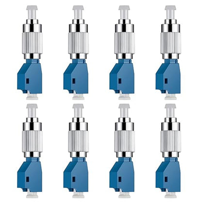 8Pcs Visual Fault Locator Fiber Adapter, Fiber Optic Connector, Single Mode by Moocci