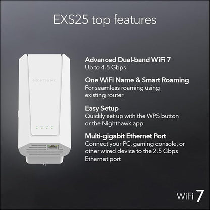 NETGEAR WiFi 7 Range Extender – BE4500 Dual-Band Wireless Signal Booster & - Image 7