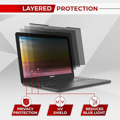 Magnetic Laptop Privacy Screen 13.3 Inch 16:10 - Image 9