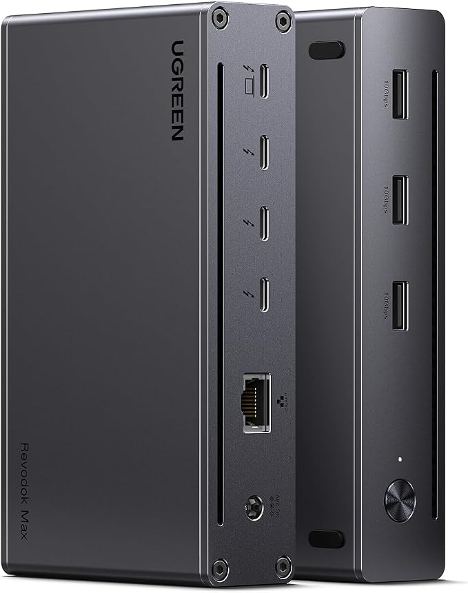 UGREEN Revodok Max 208 Thunderbolt 4 Dock 8-in-1 40Gbps TB4 Hub 3 x TB 4 Dual by UGREEN