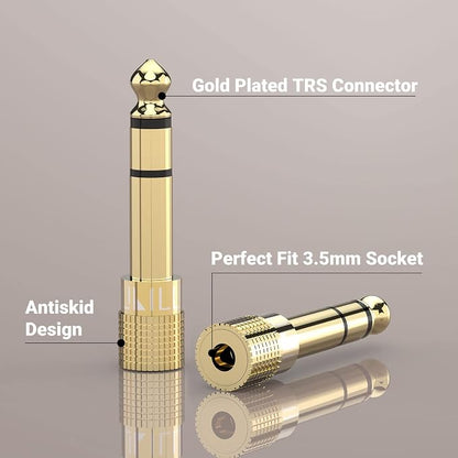 Cubilux 6.35mm to 3.5mm Audio Adapter - Image 5