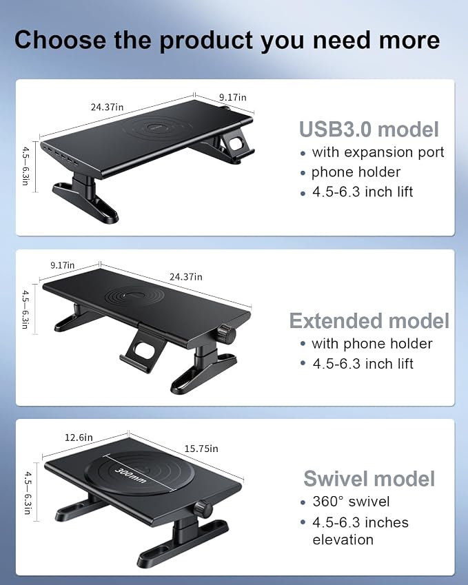 Computer Monitor Stand Riser for Desk - Image 9