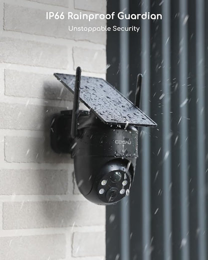 COOAU Solar Security Cameras Wireless Outdoor – Low-Light Rechargeable​​ - Image 8