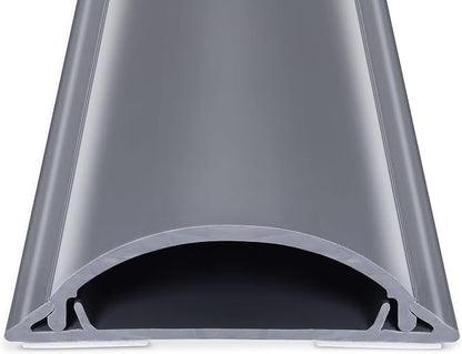 Cord Cover Floor 34in, Large Capacity Floor Cable Cover, Hard PVC Cord Hider by ZhiYo