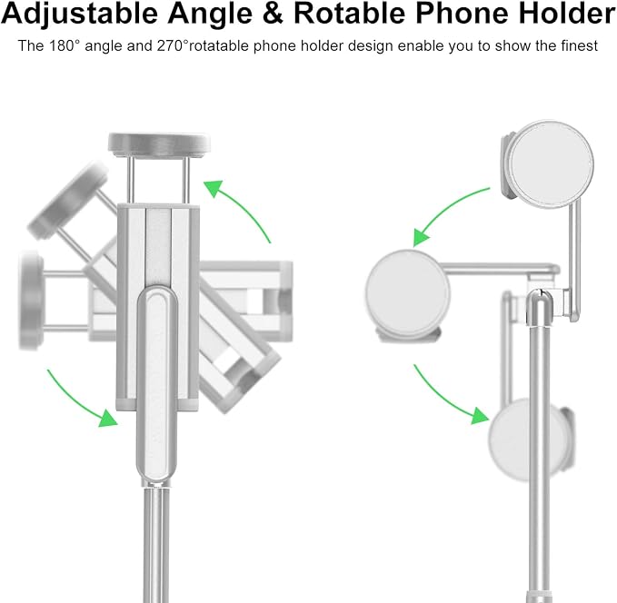 ATUMTEK Selfie Stick Tripod, Extendable 3 in 1 Aluminum Bluetooth Selfie Stick - Image 3