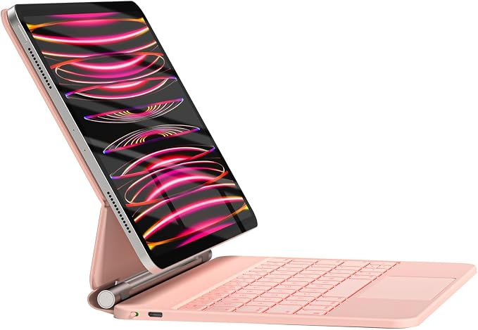 HOU Keyboard Case for iPad Air 11 inch 2025/2024&iPad Pro 11 Inch Gen 2022 by HOU