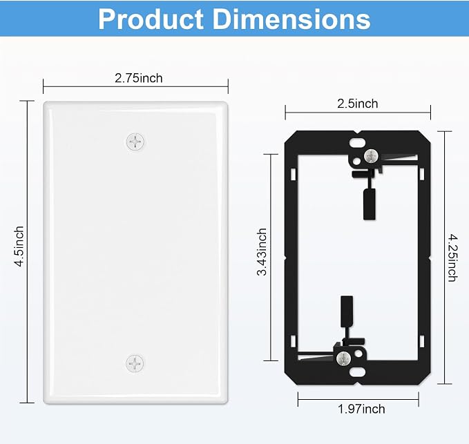 FGB Blank Device Keystone Wall Plate, - Image 2