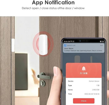 WiFi Door Sensor, Smart Door Open/Closed Detectors, 2.4G WiFi Door Sensor - Image 5