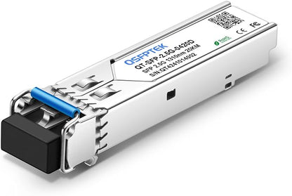 2.5Gbase-LX SFP Module, Gigabit Fiber Ethernet Transceiver, SFP 2.5G 1310nm 20KM by QSFPTEK