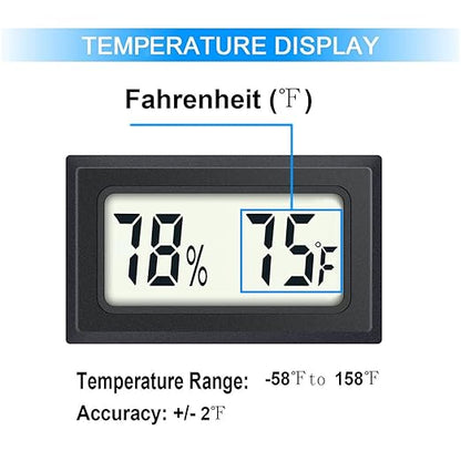JEDEW 4 Pack Mini Digital Hygrometer Thermometer Gauge, Indoor Outdoor - Image 3