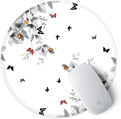 ITNRSIIET Round Mouse Pad with Stitched Edge Premium-Textured Waterproof - Image 2