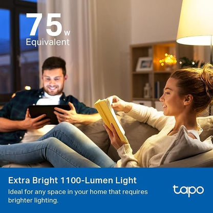 Tapo TP-Link Smart Light Bulbs, 1100 Lumens High Brightness, Matter-Certified - Image 4