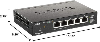 D-Link 5-Port Gibabit Smart Managed PoE Powered Switch/Extender | 2 PoE Ports| - Image 7