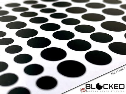 BLOCKED Stackable Webcam/Camera Vinyl Covers | 95 Low-Tack Restickable Webcam - Image 4