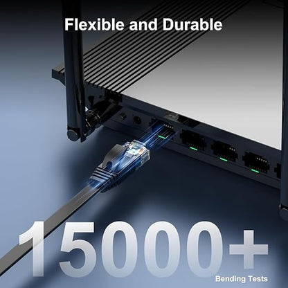 Cat 6 Ethernet Cable 5ft Flat Internet Network Cables - Image 6