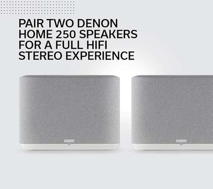 Denon Home 250 Wireless Smart Speaker – Mid-Size, Stereo Sound, Wi-Fi & - Image 8