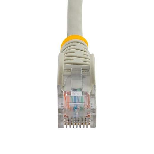 StarTech.com Cat5e Ethernet Cable - 100 ft - Gray- Patch Cable - Snagless Cat5e - Image 4