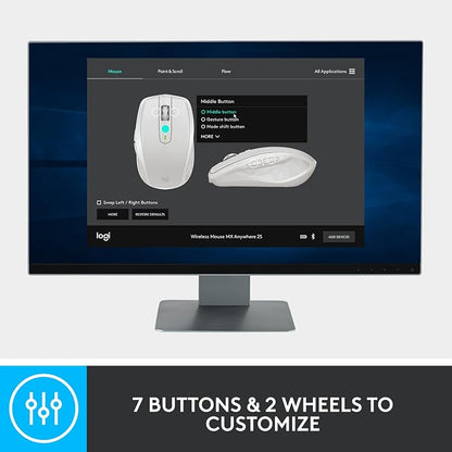 Logitech MX Anywhere 2S Bluetooth Edition Compact Wireless Mouse, No USB - Image 10
