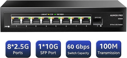 9 Port 2.5Gb Unmanaged Ethernet Switch - Image 2