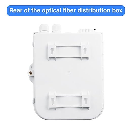 8 Core Fiber Distribution Box, ABS Fiber Optic Terminal Box Waterproof Suitable - Image 6