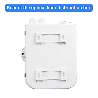 8 Core Fiber Distribution Box, ABS Fiber Optic Terminal Box Waterproof Suitable - Image 6