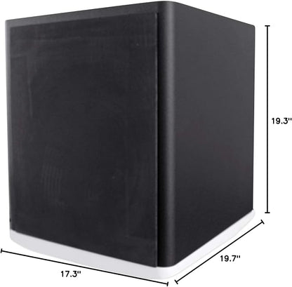 Rockville APM10W Active Studio Subwoofer in White, MDF Wood, RCA/XLR/Optical - Image 9