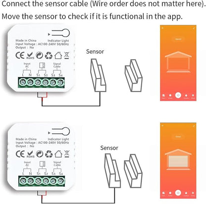 Garage Door Opener Kit, APP WiFi Remote Smart Garage Door Controller - Image 5