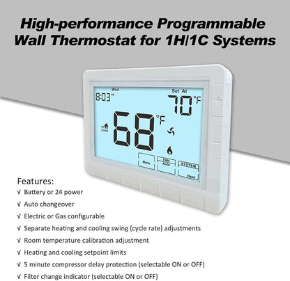 Programmable Auto Changeover Thermostat - Image 2
