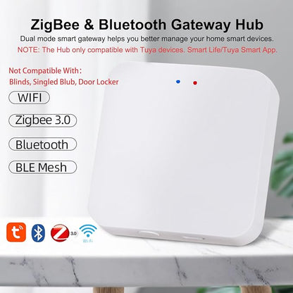 ZigBee Hub WiFi & Bluetooth Dual Mode Gateway, Tuya Smart Bridge Wireless - Image 2
