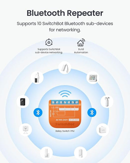 SwitchBot Matte Relay Switch 1PM, WiFi Switch Compatible - Image 4