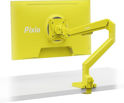 Pixio PS1S Wave Yellow Single Monitor Arm Stand Desk Mount by Pixio