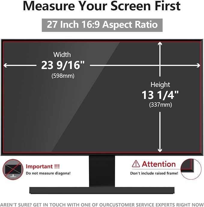 27 Inch Computer Privacy Screen Shield - Image 2