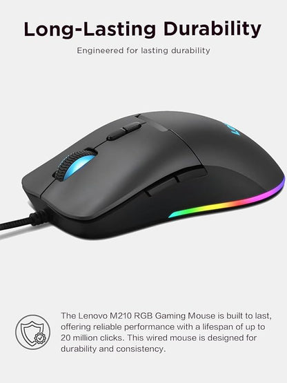 Lenovo M210 RGB Wired Gaming Mouse - Image 4
