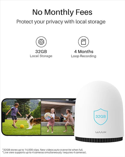 WUUK Security Cameras Wireless Outdoor, Indoor Home Surveillance System - Image 2
