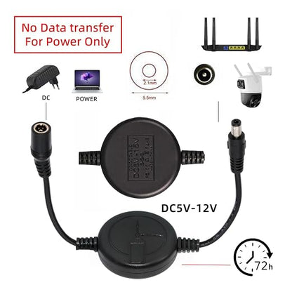 chenyang 11.81 Inch DC 5/12/15V 5.5x2.1mm Routers/WiFi/Optical Modems/Monitors - Image 4
