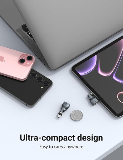 USB C to USB Adapter, Can be Rotated 540 Degrees - Image 8