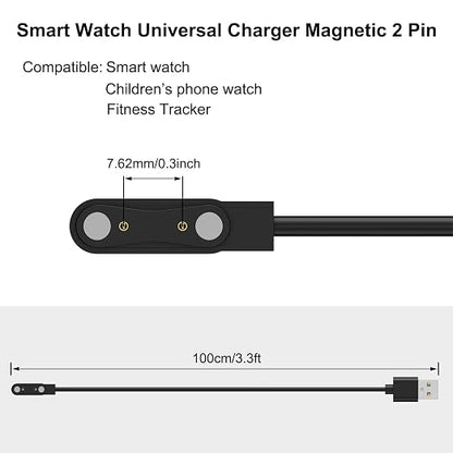 Meliya 2 Pack USB Magnetic Charger Cable Compatible - Image 2
