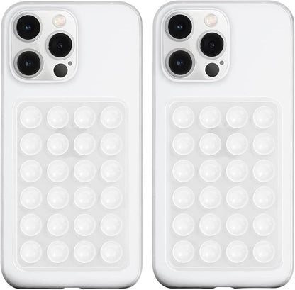2 Pack Silicone Suction Phone Case Mount, Silicon Adhesive Phone Grip by LvShuLiangPin
