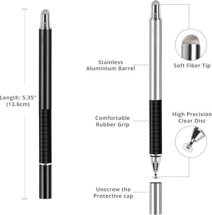 Capacitive Stylus Pen, Universal Stylist Pens 2 in 1 Precision Series Fine - Image 2